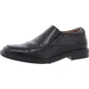 Dockers Mens Turner Slip Resistant Slip On Casual Loafer Safety Shoes In Black