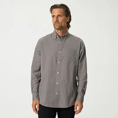 Dockers Stain Defender Mens Long Sleeve Regular Fit Button-down Shirt In Gray
