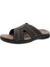 Dockers Sunland Mens Comfort Insole Slide Sandals In Black