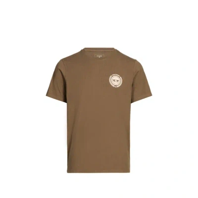 Dockers T-shirt À Logo En Coton In Brown