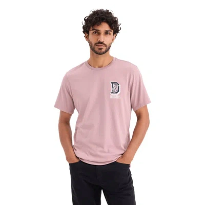 Dockers T-shirt À Logo En Coton In Pink