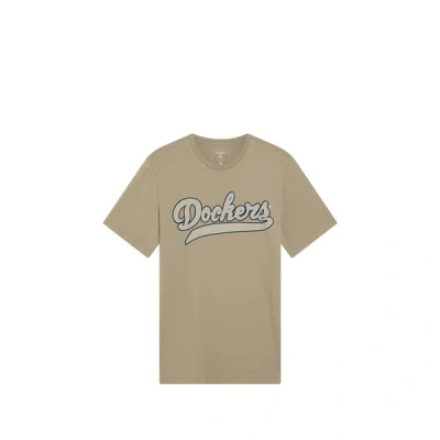 Dockers T-shirt À Logo En Coton In Brown