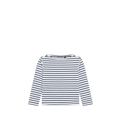 Dockers T-shirt Rayé En Coton In White