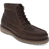 Dockers Mens Thames Casual Lace Up Moc Toe Boot In Dark Brown