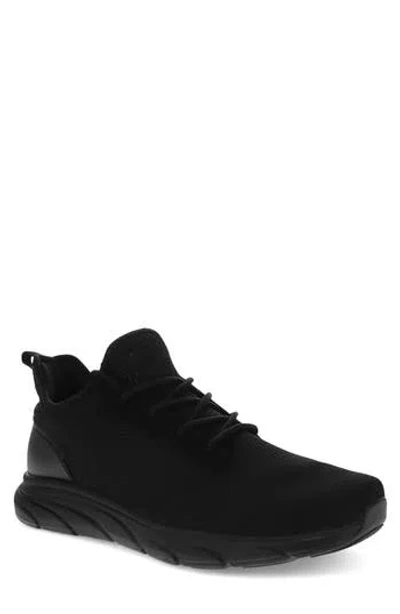 Dockers Mens Thompson Lightweight Slip Resistant Work Casual Lace Up Safety Sneaker Shoe In Black