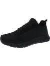 Dockers Mens Thompson Lightweight Slip Resistant Work Casual Lace Up Safety Sneaker Shoe In Black