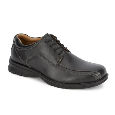 Dockers Trustee Leather Dress Shoes For Men Casual Cap Toe Mens Oxford Shoes In Black