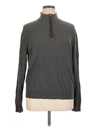 Pre-owned Dockers Turtleneck Sweater In Gray