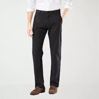 Dockers Ultimate Chino With Smart 360 Flex Mens Classic Fit Big And Tall Flat Front Pant In Black
