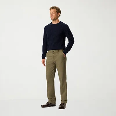 Dockers Ultra Soft Sueded Mens Regular Fit Flat Front Pant In Green