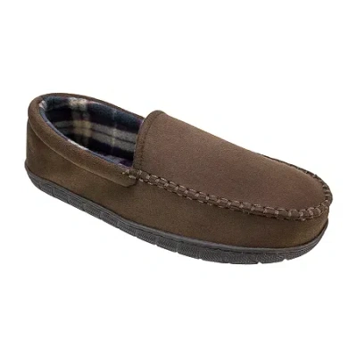 Dockers Venetian With Fleece Lining Boys Moccasin Slippers In Brown