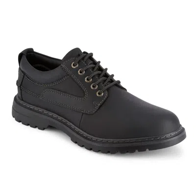 Dockers Warden Mens Oxford Shoes Comfortable Leather Shoes For Men With Stain Defender In Black