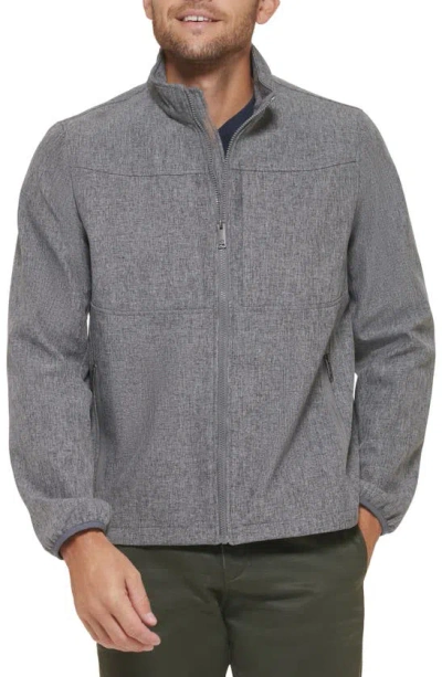 Dockers Water Resistant Soft Shell Jacket In Gray