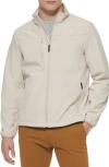 Dockers Water Resistant Soft Shell Jacket In Khaki