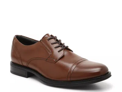 Dockers Wide Width Garfield Cap Toe Oxford In Brown