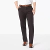 Dockers Workday Khaki With Smart 360 Flex Mens Classic Fit Big And Tall Flat Front Pant In Black