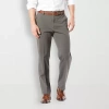 Dockers Workday Khaki With Smart 360 Flex Mens Classic Fit Flat Front Pant In Gray