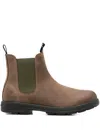 Docksteps Leather Chelsea Boots In Brown