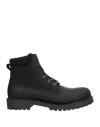 Docksteps Man Ankle Boots Black Size 9 Soft Leather, Textile Fibers