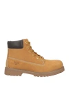 Docksteps Man Ankle Boots Camel Size 9 Leather In Brown