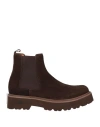 Docksteps Man Ankle Boots Dark Brown Size 9 Leather