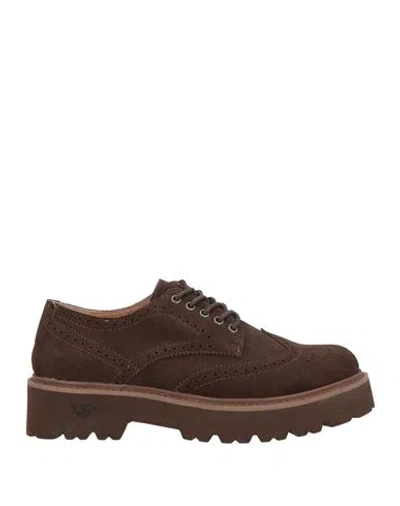 Docksteps Man Lace-up Shoes Black Size 9 Leather