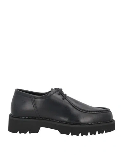 Docksteps Man Lace-up Shoes Black Size 9 Soft Leather