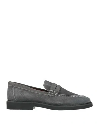 Docksteps Man Loafers Grey Size 11 Leather