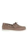 Docksteps Man Loafers Khaki Size 9 Leather In Beige
