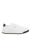 Docksteps Man Sneakers White Size 9 Leather In White