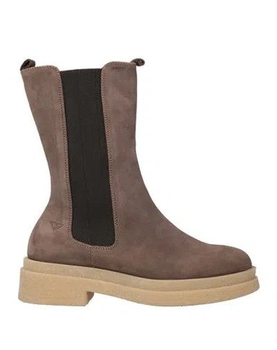 Docksteps Woman Ankle Boots Dark Brown Size 6 Leather
