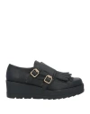 Docksteps Woman Loafers Black Size 10 Leather In Black