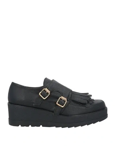 Docksteps Woman Loafers Black Size 10 Leather