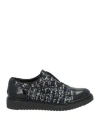 Docksteps Woman Loafers Black Size 7 Textile Fibers In Black