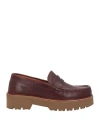 Docksteps Woman Loafers Burgundy Size 8 Leather