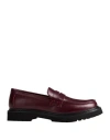 Docksteps Woman Loafers Burgundy Size 8 Leather In Red