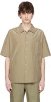 Document Khaki Capri Pocket Shirt In Olive