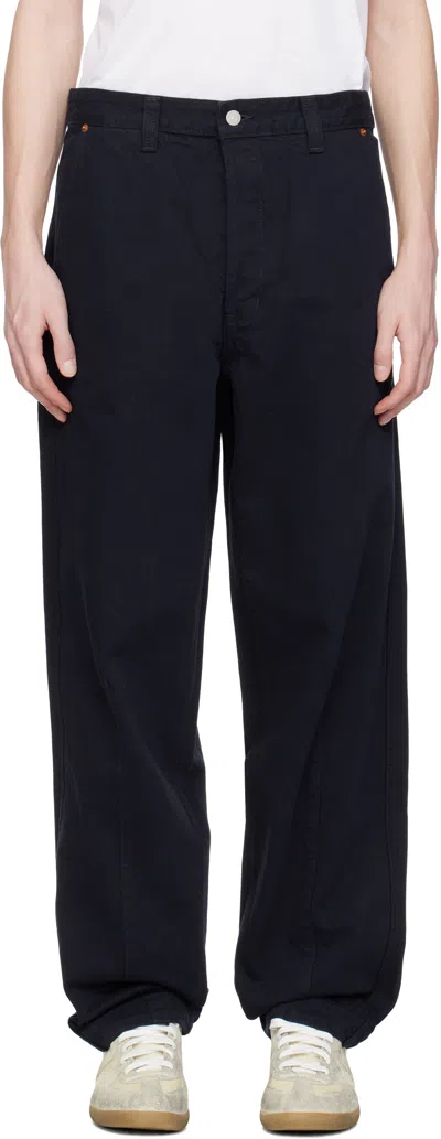 Document Navy Non Fade Denim Painter Jeans
