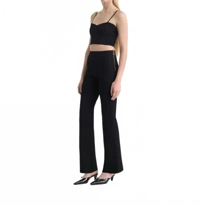 Dodiee Cigarette High Waisted Pants In Black