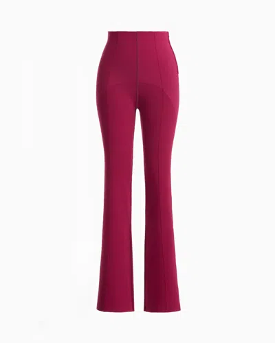 Dodiee Esme Cigarette Pants In Merlot In Pink