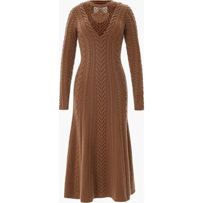 Dodiee Hari Dress In Brown