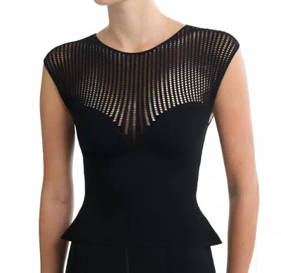 Dodiee Mira Sweetheart Top In Black