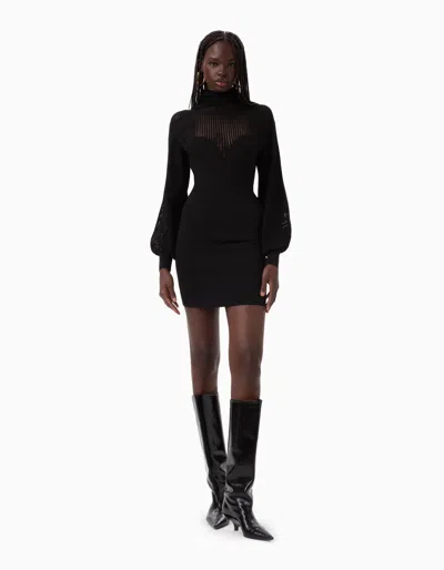 Dodiee Nara Sweetheart Dress In Noir In Black