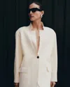 Dodiee Quinn Oversized Blazer In Cream In White