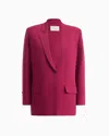 Dodiee Quinn Oversized Blazer In Merlot In Pink
