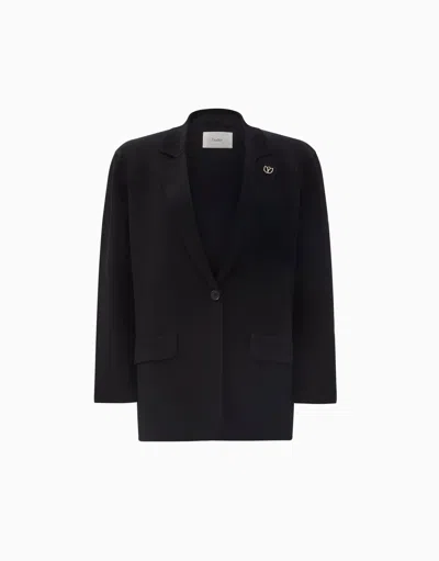 Dodiee Quinn Oversized Blazer In Noir In Black