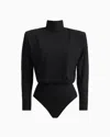 Dodiee Sarah Open-back Bodysuit In Noir In Black