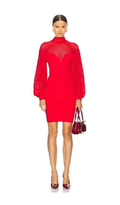 Dodiee Sweetheart Mini Dress In Red
