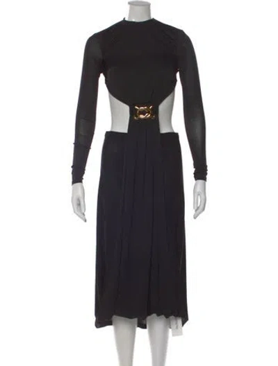 Pre-owned Dodo Bar Or Asymmetrical Long Dress In Multi
