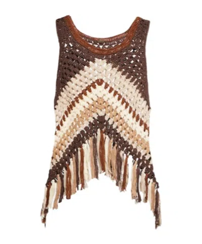 Dodo Bar Or Boris Cotton Top In Nude